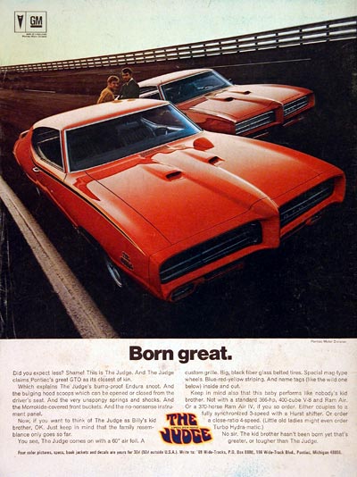 1969 Pontiac The Judge #004842