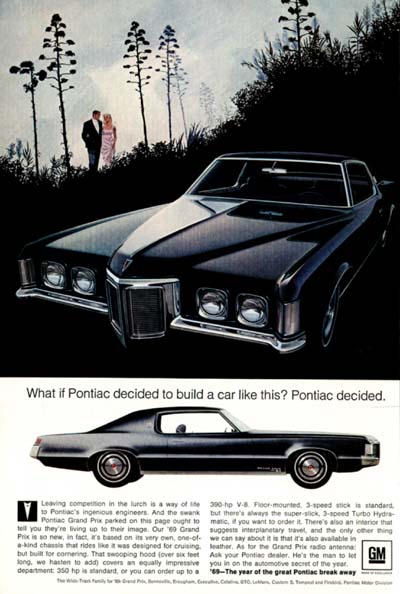 1969 Pontiac Grand Prix #001234